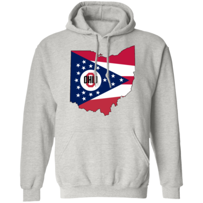 Ohio State Flag Map Pullover Hoodie