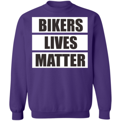Bikers Lives Matter Crewneck Sweatshirt - Image 9