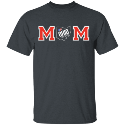 Super Mom Ohio Heart Bucks Mothers Day T-Shirt - Image 3
