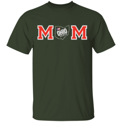 Super Mom Ohio Heart Bucks Mothers Day T-Shirt - Image 4