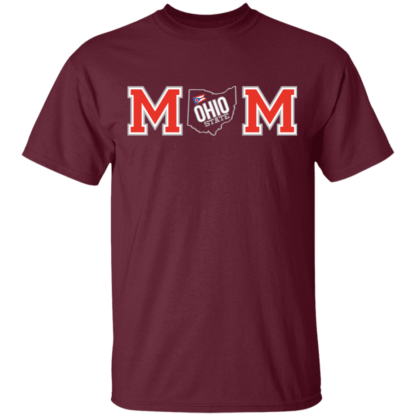 Super Mom Ohio Heart Bucks Mothers Day T-Shirt - Image 6