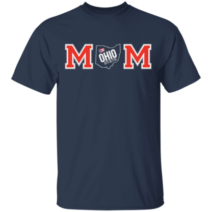 Super Mom Ohio Heart Bucks Mothers Day T-Shirt - Image 7