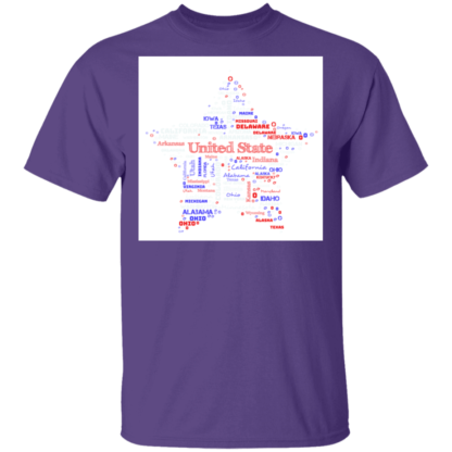 USA Star United State T-Shirt - Image 9