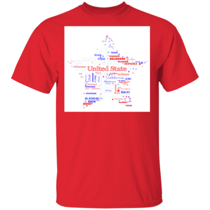 USA Star United State T-Shirt - Image 10