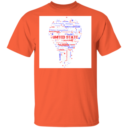 United State USA Lamp T-Shirt - Image 8