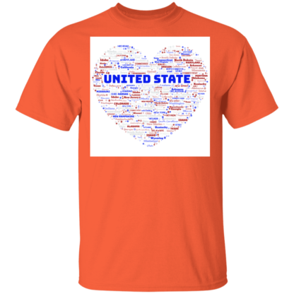 United State Love USA T-Shirt - Image 8