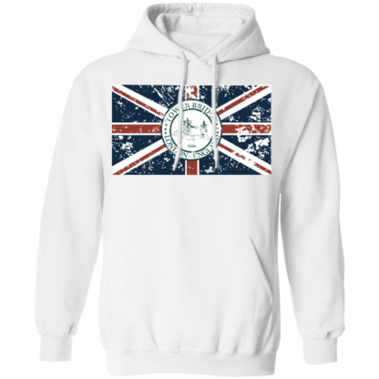 Tower Bridge England Flag Pullover Hoodie - Image 3