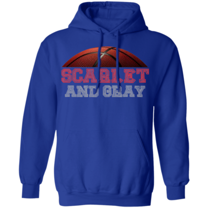 Scarlet & Grey Basketball Pride Ohio Pullover Hoodie - Image 12