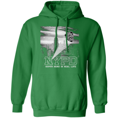 NYPD Super Hero in Real Life USA Pullover Hoodie - Image 8