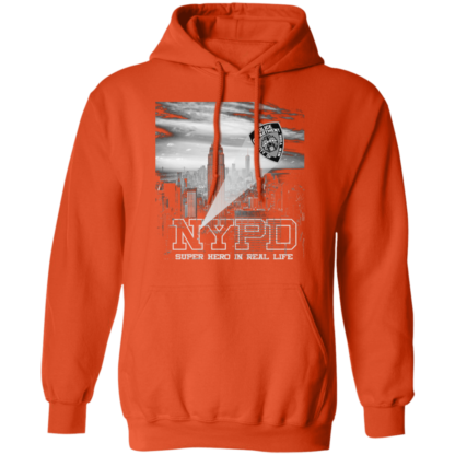 NYPD Super Hero in Real Life USA Pullover Hoodie - Image 9