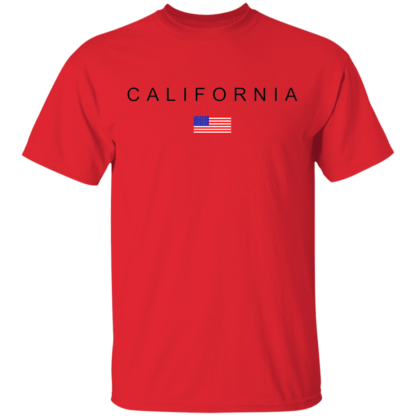 California USA Flag T-Shirt - Image 5