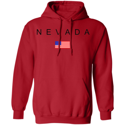 Nevada USA Flag Proud To Be Here Pullover Hoodie - Image 11