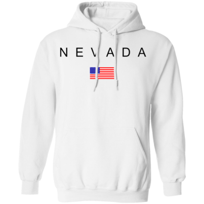 Nevada USA Flag Proud To Be Here Pullover Hoodie - Image 3