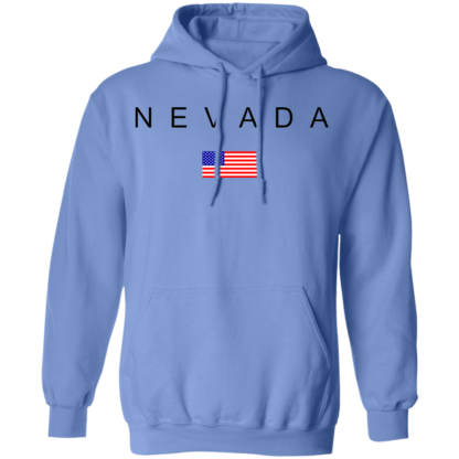 Nevada USA Flag Proud To Be Here Pullover Hoodie - Image 4