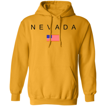 Nevada USA Flag Proud To Be Here Pullover Hoodie - Image 5