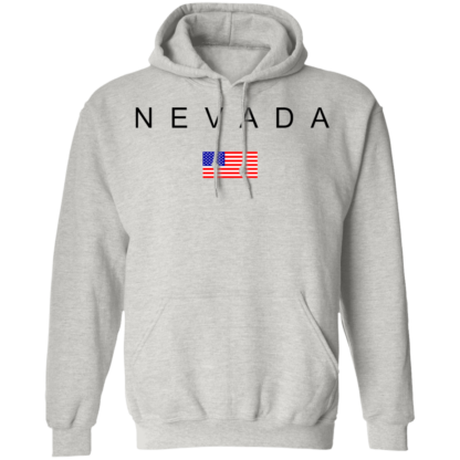 Nevada USA Flag Proud To Be Here Pullover Hoodie