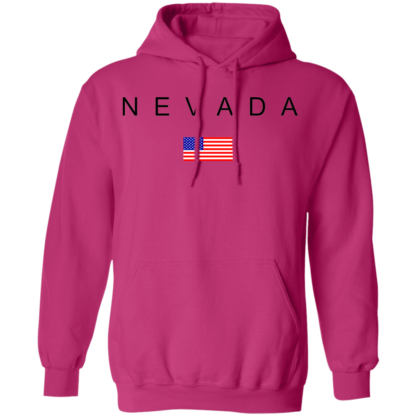 Nevada USA Flag Proud To Be Here Pullover Hoodie - Image 6