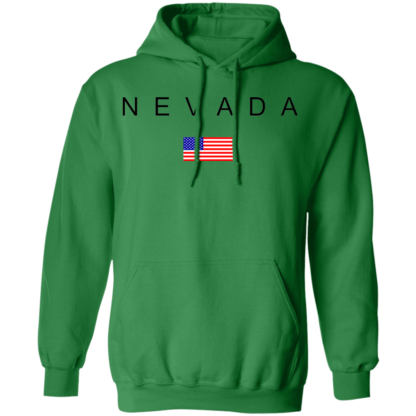 Nevada USA Flag Proud To Be Here Pullover Hoodie - Image 7