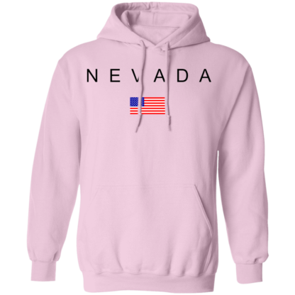 Nevada USA Flag Proud To Be Here Pullover Hoodie - Image 9