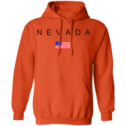 Nevada USA Flag Proud To Be Here Pullover Hoodie - Image 10