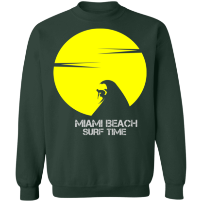 Miami Beach Surf Time Miami USA Icon Crewneck Sweatshirt - Image 4