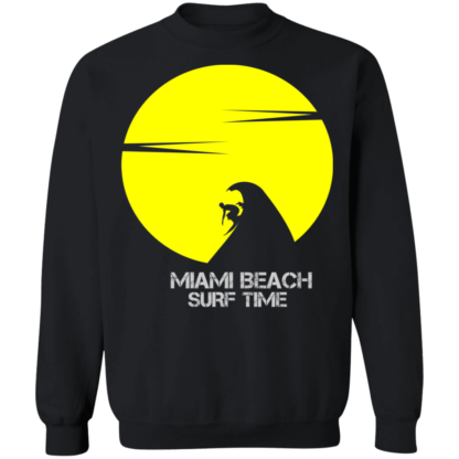 Miami Beach Surf Time Miami USA Icon Crewneck Sweatshirt