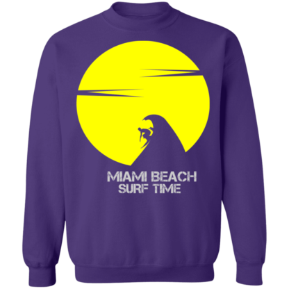 Miami Beach Surf Time Miami USA Icon Crewneck Sweatshirt - Image 6