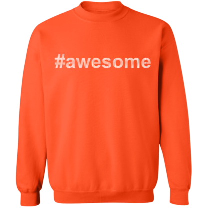 Awesome White Font Crewneck Sweatshirt - Image 9