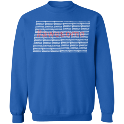 Awesome Red White Lines Crewneck Sweatshirt - Image 4