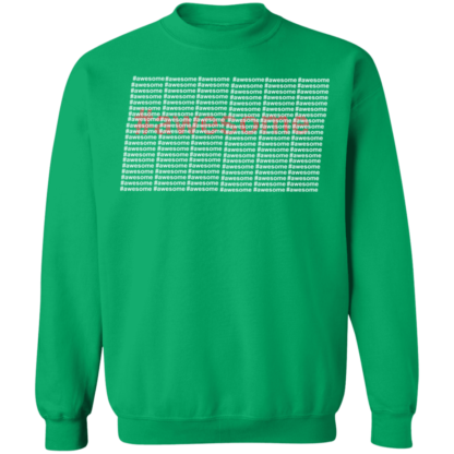 Awesome Red White Lines Crewneck Sweatshirt - Image 7