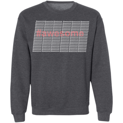 Awesome Red White Lines Crewneck Sweatshirt - Image 8