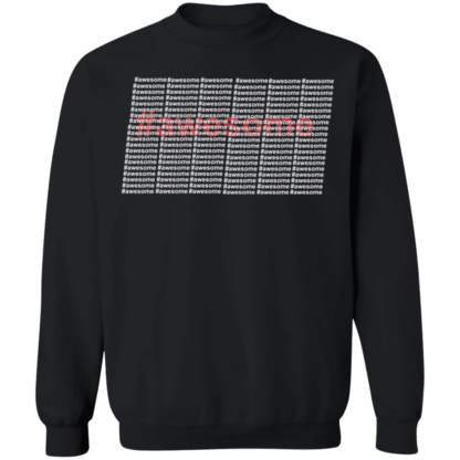 Awesome Red White Lines Crewneck Sweatshirt