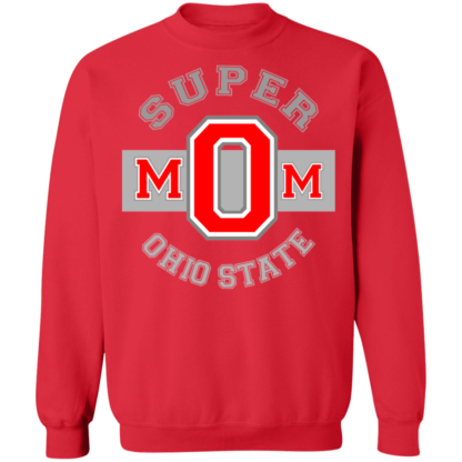 Super Mom Ohio State Buckeyes Crewneck Sweatshirt - Image 4