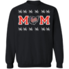 Ohio Mom Heart Ohio State Buckeyes Crewneck Sweatshirt