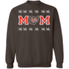 Ohio Mom Heart Ohio State Buckeyes Crewneck Sweatshirt - Image 6