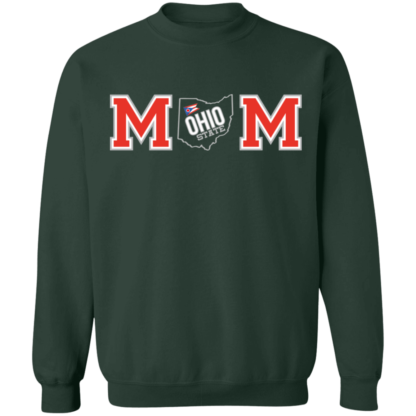 Ohio Mom Ohio State Buckeyes Mothers Day Crewneck Sweatshirt - Image 4