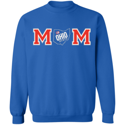 Ohio Mom Ohio State Buckeyes Mothers Day Crewneck Sweatshirt - Image 5