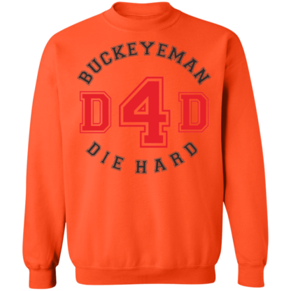 Buckeyeman Dad Die Hard Ohio State Buckeyes Crewneck Sweatshirt - Image 8