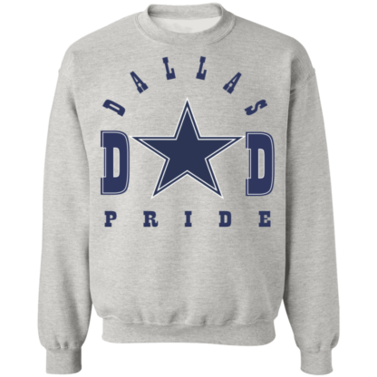 Dallas Dad Pride Dallas Cowboys Crewneck Sweatshirt