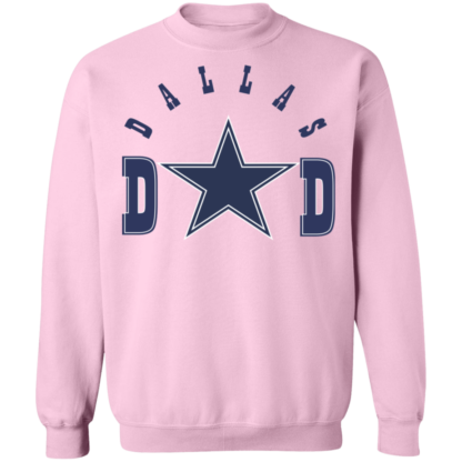 Dallas Dad Dallas Cowboys Fathers Day Crewneck Sweatshirt - Image 10