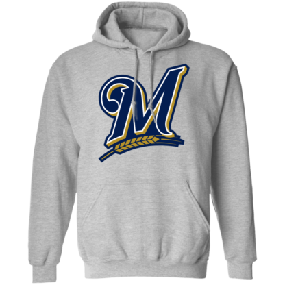 Milwaukee Brewers M Logo Pullover Hoodie - Image 2