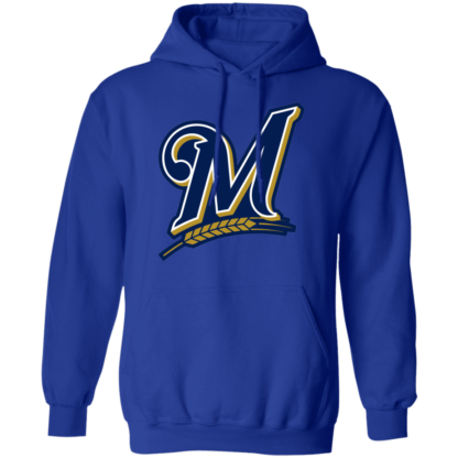 Milwaukee Brewers M Logo Pullover Hoodie - Image 12