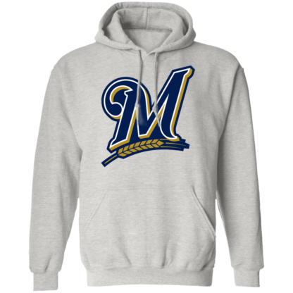 Milwaukee Brewers M Logo Pullover Hoodie