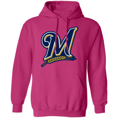 Milwaukee Brewers M Logo Pullover Hoodie - Image 7