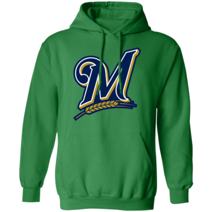 Milwaukee Brewers M Logo Pullover Hoodie - Image 8