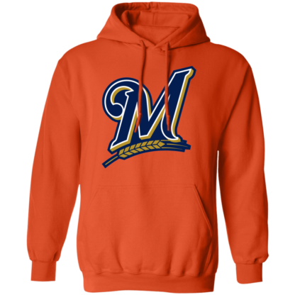 Milwaukee Brewers M Logo Pullover Hoodie - Image 9