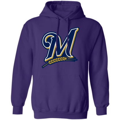 Milwaukee Brewers M Logo Pullover Hoodie - Image 10