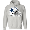 Dallas Cowboys Helmet Logo Pullover Hoodie