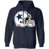 Dallas Cowboys Helmet Logo Pullover Hoodie - Image 4