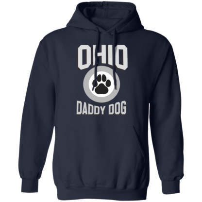 Ohio Daddy Dog Fathers Day Dog Lovers Pullover Hoodie - Image 2